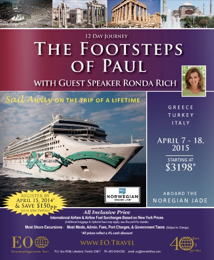 The Footsteps of Paul Cruise with Ronda Rich